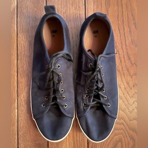 H&M Men’s Navy Blue Canvas Sneaker Size 44